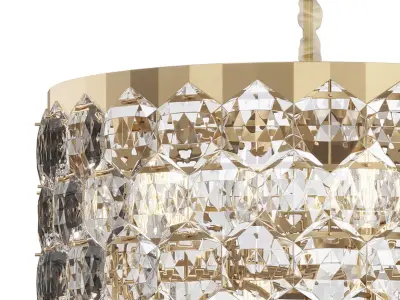 Postmodern style glass chandelier BONETE  3D model
