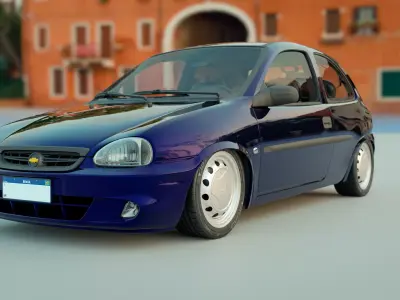 Corsa 1995 GSi 16v 3D model
