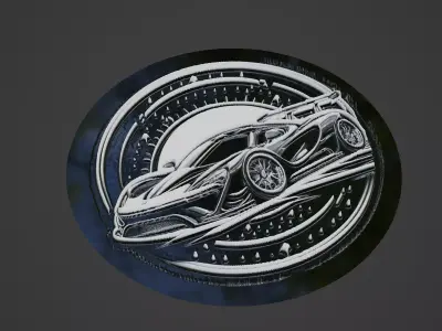 Car Medallion 3D print model