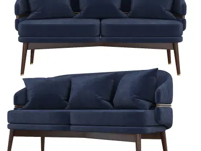 Billy Sofa 3d model Low-poly 3D model