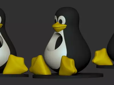 Linux Penguin  3D print model