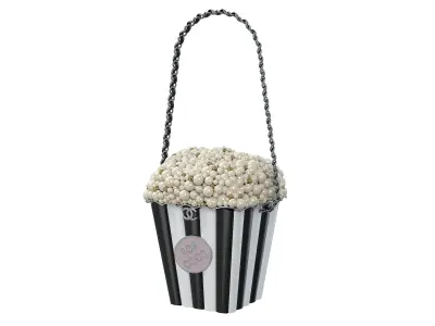 Pop Coco Bag Low-poly 3D model