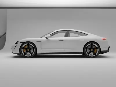 Porsche Taycan Turbo S 3D model