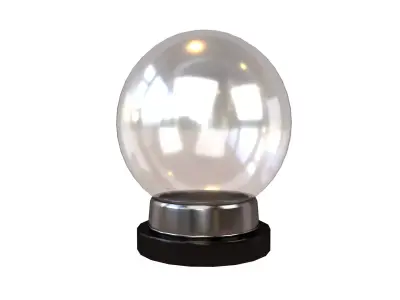 Crystal Ball V1 001 Low-poly 3D model
