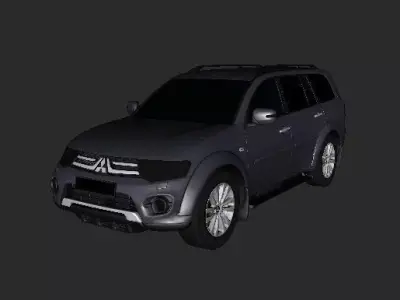 Mitsubishi Pajero 2014 3D model