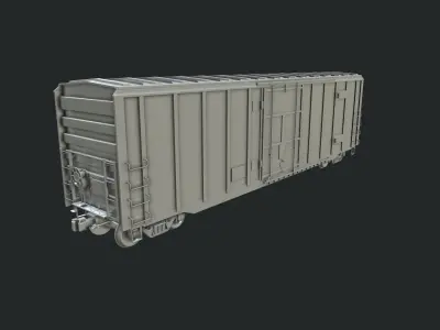 Box Car 3D model