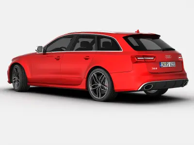 Audi RS6 Avant 2014 3D model