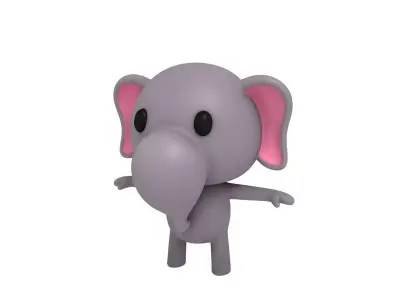Little Elephant 3D model
