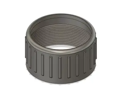 BVF Vergaser KNB 22 Ueberwurf Deckel 3D model