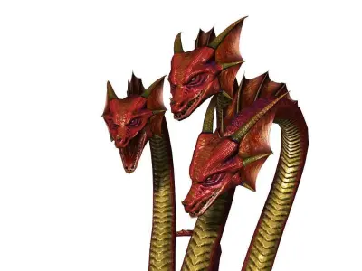 3Dfoin - Hydra Low-poly 3D model