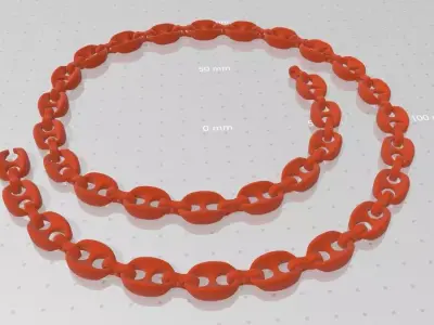 3D Printed Chain 3D model