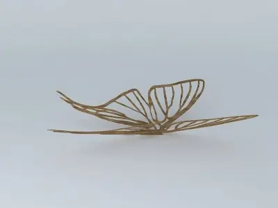 Butterfly Sculpture Free 3D model