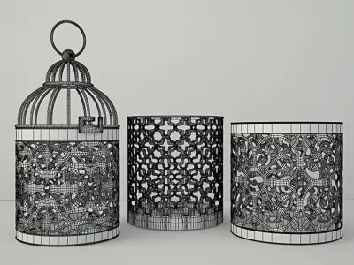 Tealight Holders by ZARA HOME 2 3D model