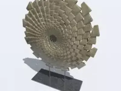 Decoration disk Free 3D model
