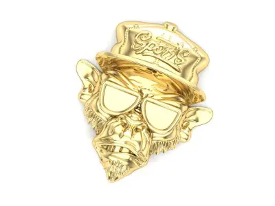 face monkey sport 3D print model