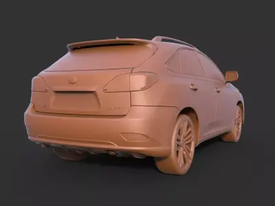 Lexus LX450 3D print model