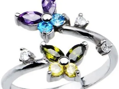 Diamond Ring 3D print model 44