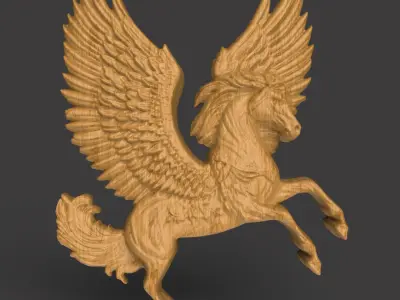 horse cnc 1 3D print model