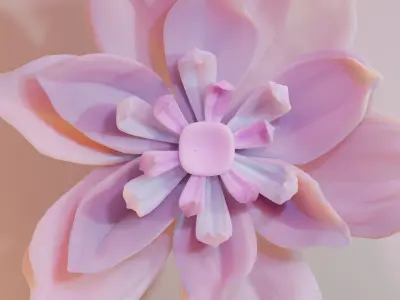 Flower model 3D model
