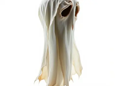 Translucent Ghost Tattered Appearance model pack Low-poly 3D model