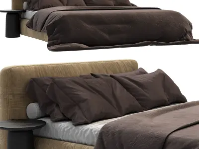 RH Modena Bed 3D model