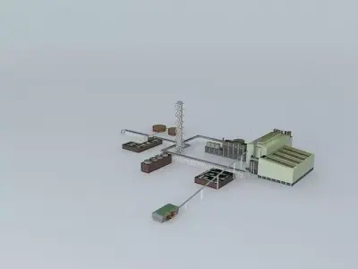 Olympic Dam Mine Extraction Plant Free 3D model