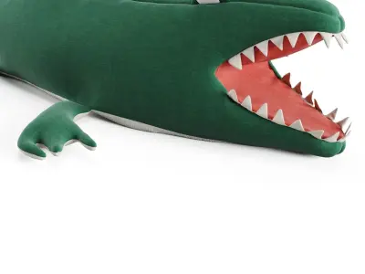 Crocodile Toy From Meri Meri 3D model