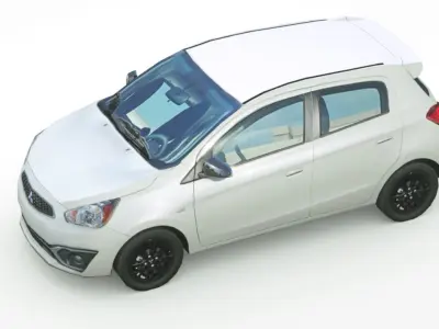 Mitsubishi Mirage 2019 Low-poly 3D model