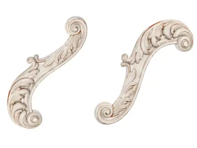 Classic carved 206 3D model