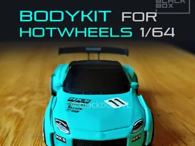 400Z BODYKIT For Hotwheels 1-64th 3D print model