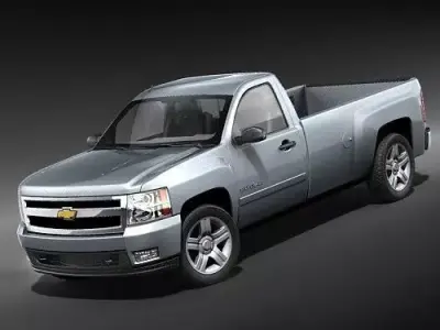 Chevrolet Silverado regular cab CG 2009 3D model