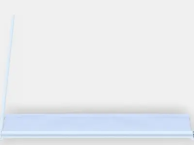 FRIDANS Block-out roller blind Low-poly 3D model