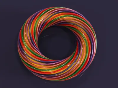 Torus shape Free 3D model