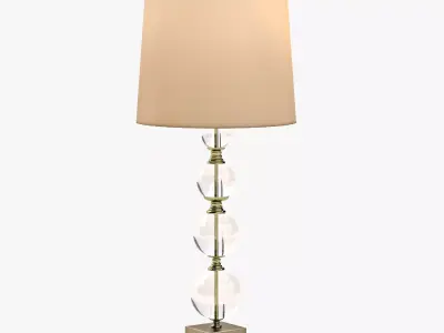 Allan Knight Four Sphere Glass Lamp 3D model