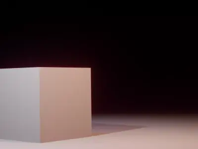 Default Cube Free low-poly 3D model