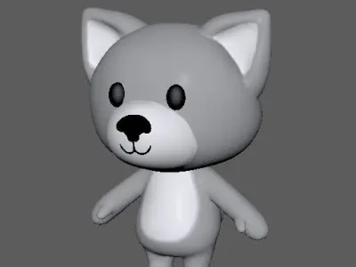 Cartoon 3D Animal Pack Vol 01 Low-poly 3D model