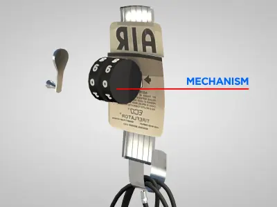 Eco Air Meter 3D model