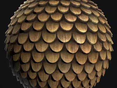 Slate Wooden Roof Texture Texture