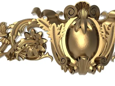  decorative pattern ready for 3D printing 3D model 222