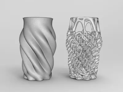 Vase Voronoi 53 3D print model