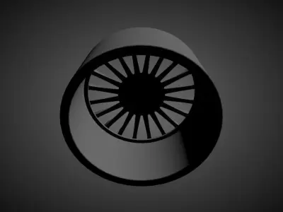 ALPINA CLASSIC 3 scalable and printable rims 3D print model