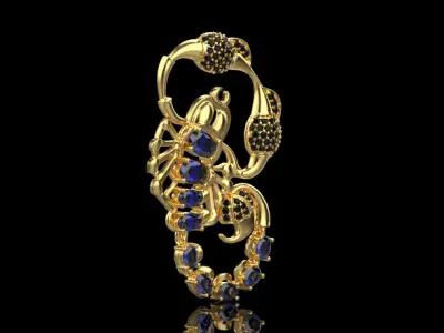 Scorpion Pendant 29075 3D print model