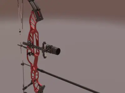 Compound bow 3D model