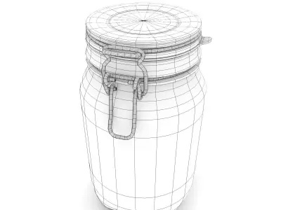 Glass Jar - big 3D model
