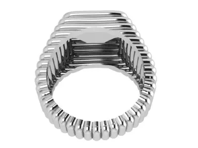 Square Diamond Ring 3940 3D print model