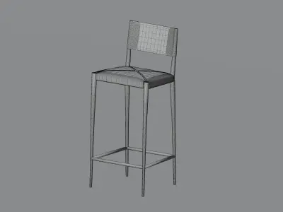High and low stool Hara by Artefacto 3D model