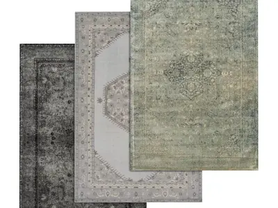 Rug Set 1012 3D model