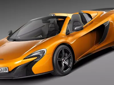 Mclaren 650S Spider 2015 3D model