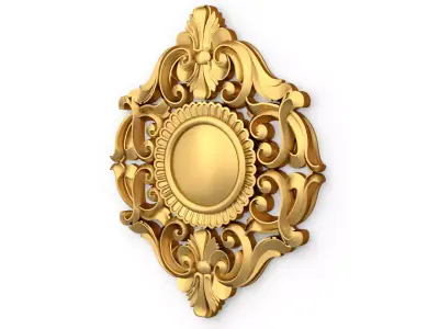 carved classic decorative ornament cnc 3d printing stl 48 3D print model