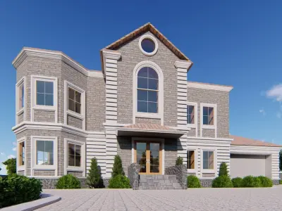 European House 3D model